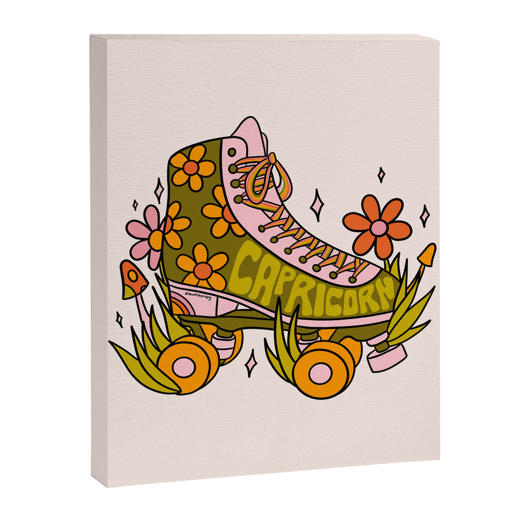 Capricorn Roller Skate Canvas Print Gallery Image 8