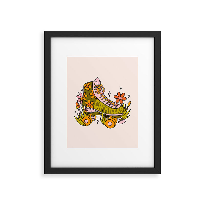 Capricorn Roller Skate Framed Art Print Gallery Image 6