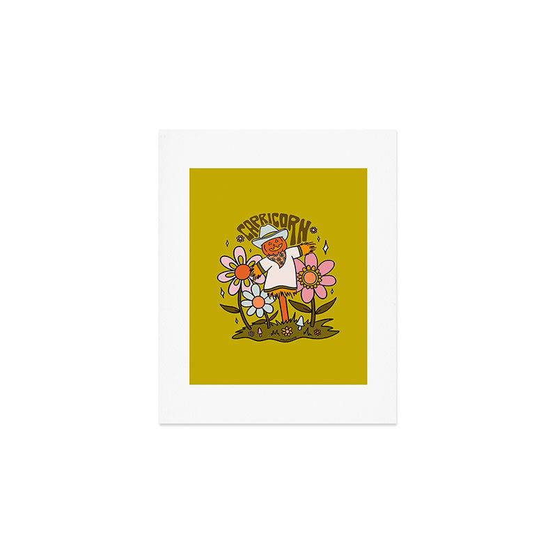 Capricorn Scarecrow Art Print Gallery Image 1