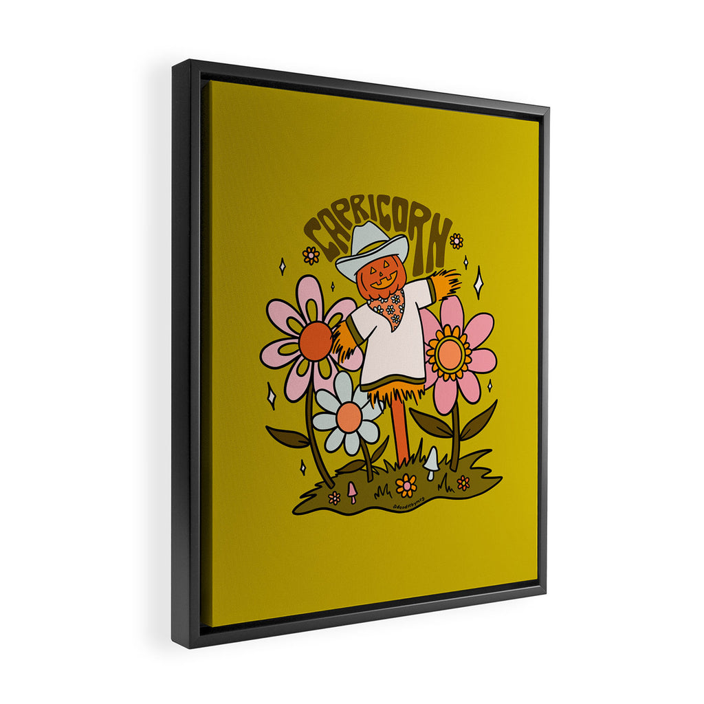 Capricorn Scarecrow Framed Canvas Print Gallery Image 2