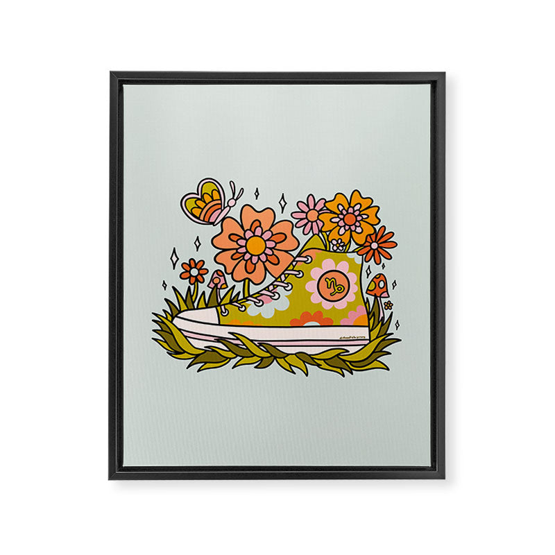 Capricorn Sneaker Framed Canvas Print Gallery Image 8