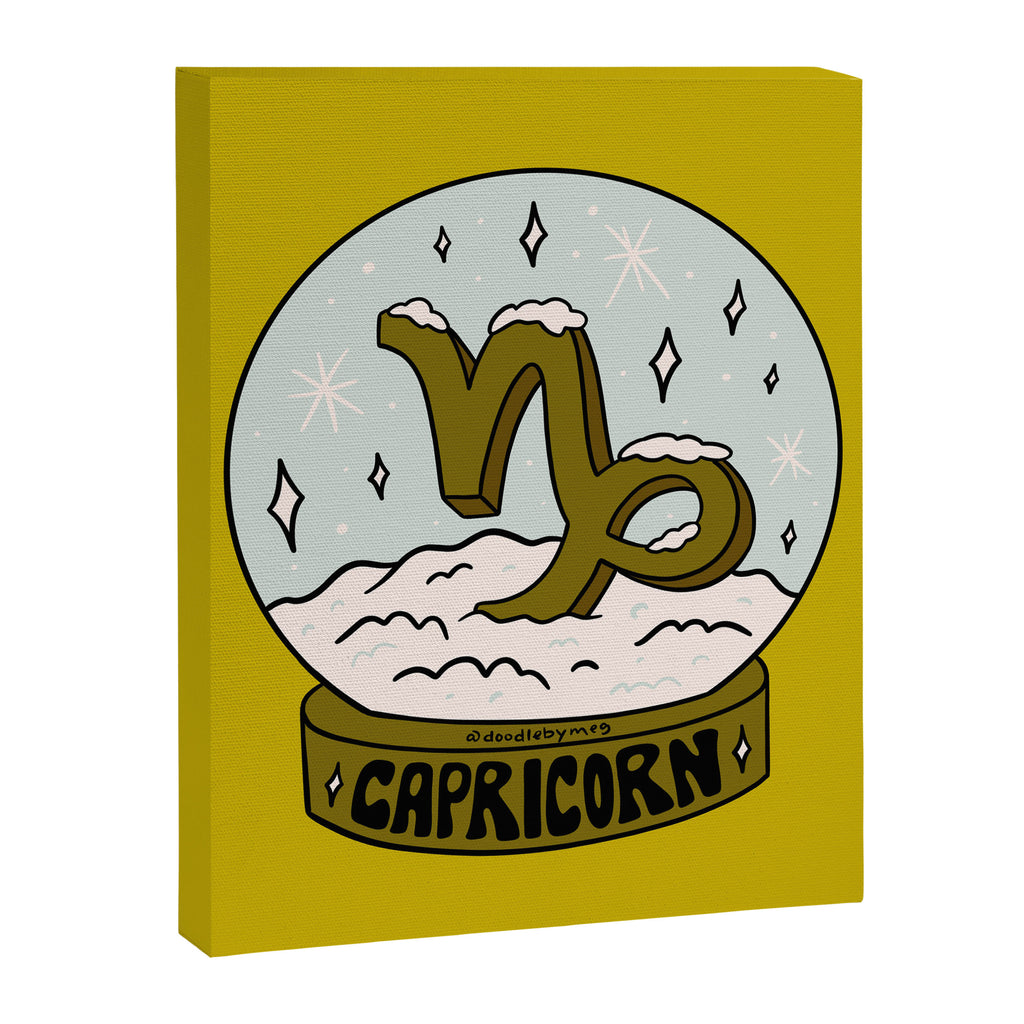 Capricorn Snow Globe Canvas Print Gallery Image 8