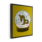 Capricorn Snow Globe Framed Canvas Print Gallery Image 2