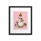 Capricorn Snowman Framed Art Print Gallery Image 6
