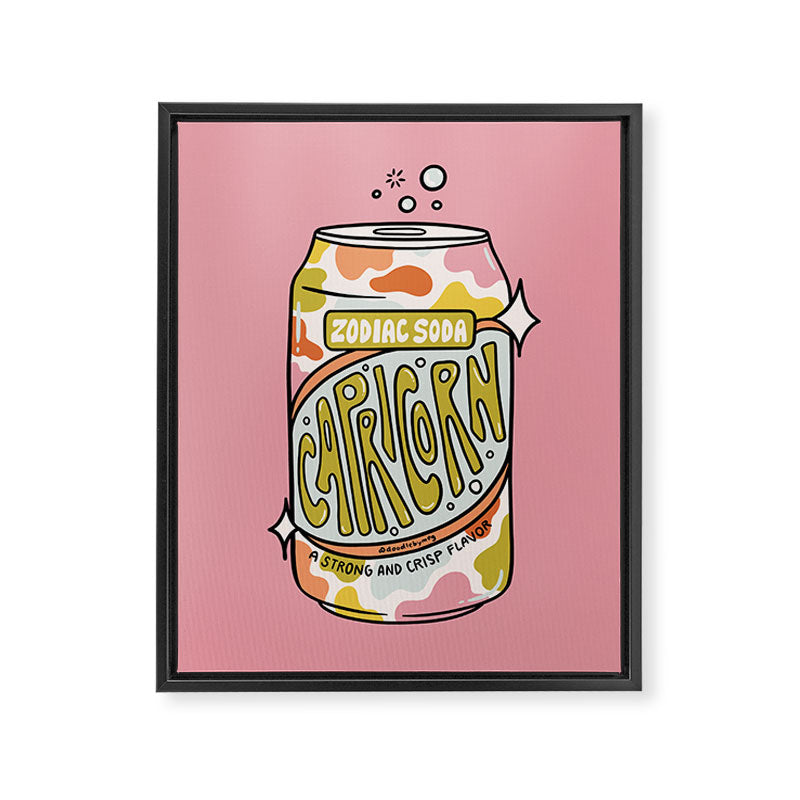 Capricorn Soda Framed Canvas Print Gallery Image 6