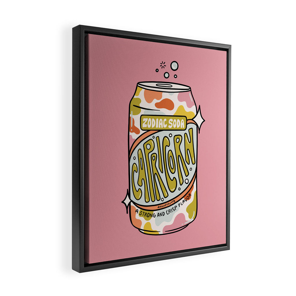 Capricorn Soda Framed Canvas Print Gallery Image 2