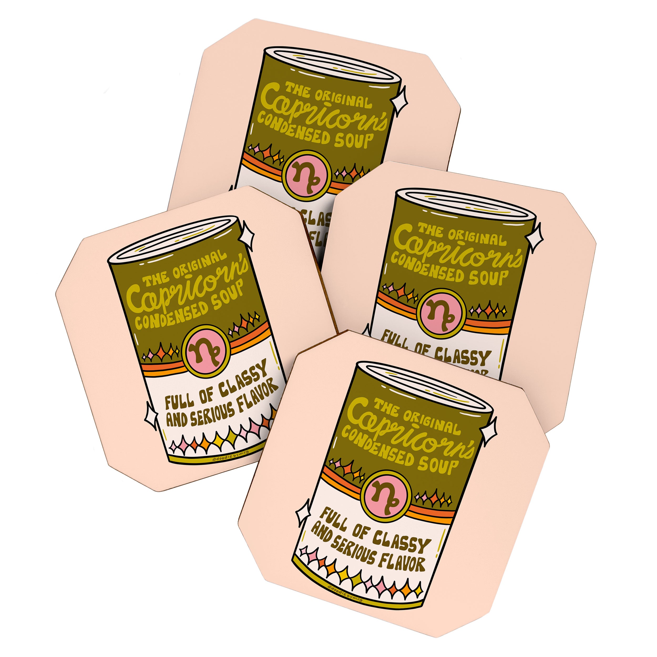 Capricorn Soup Can Coaster Gallery Image 1