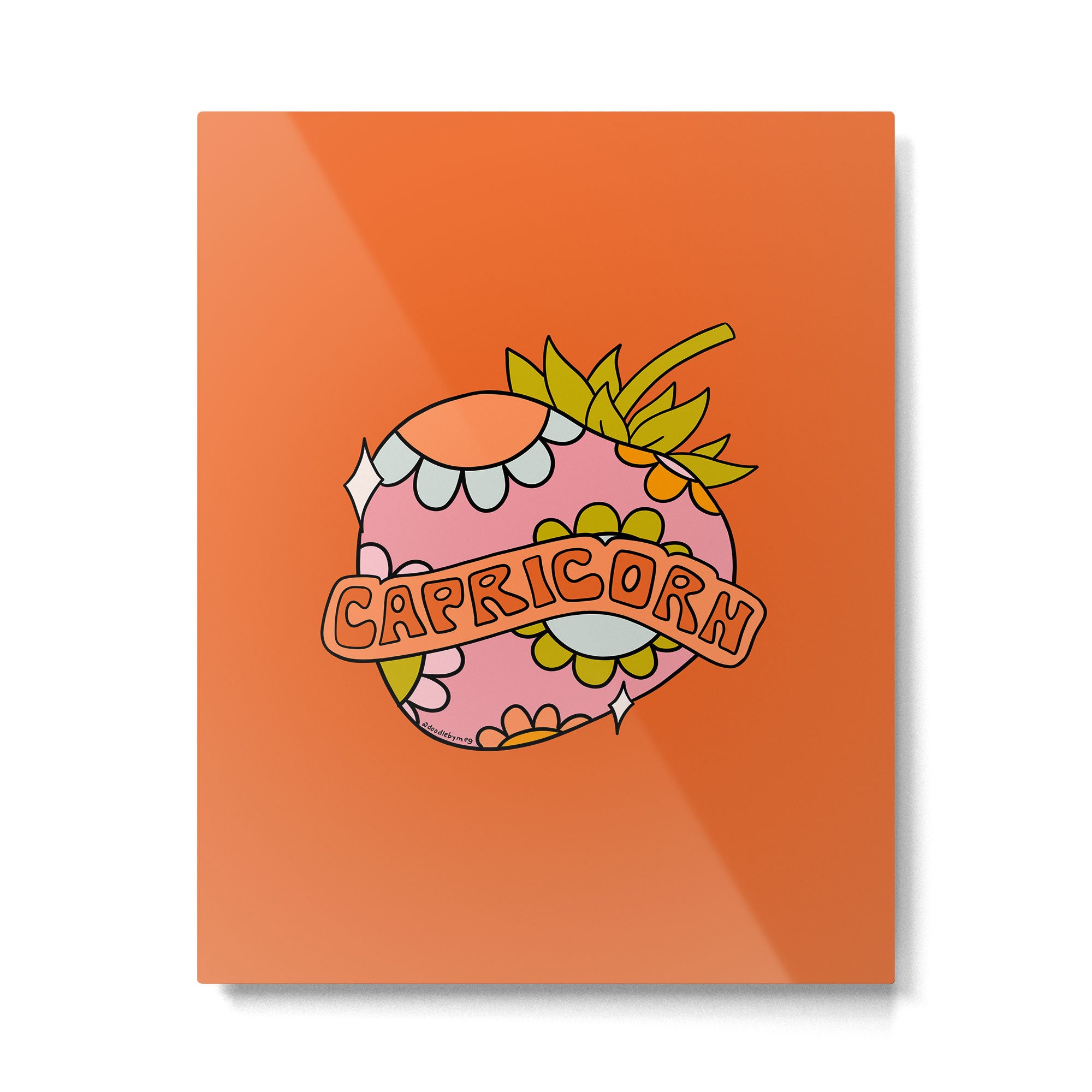Capricorn Strawberry Metal Print Gallery Image 6