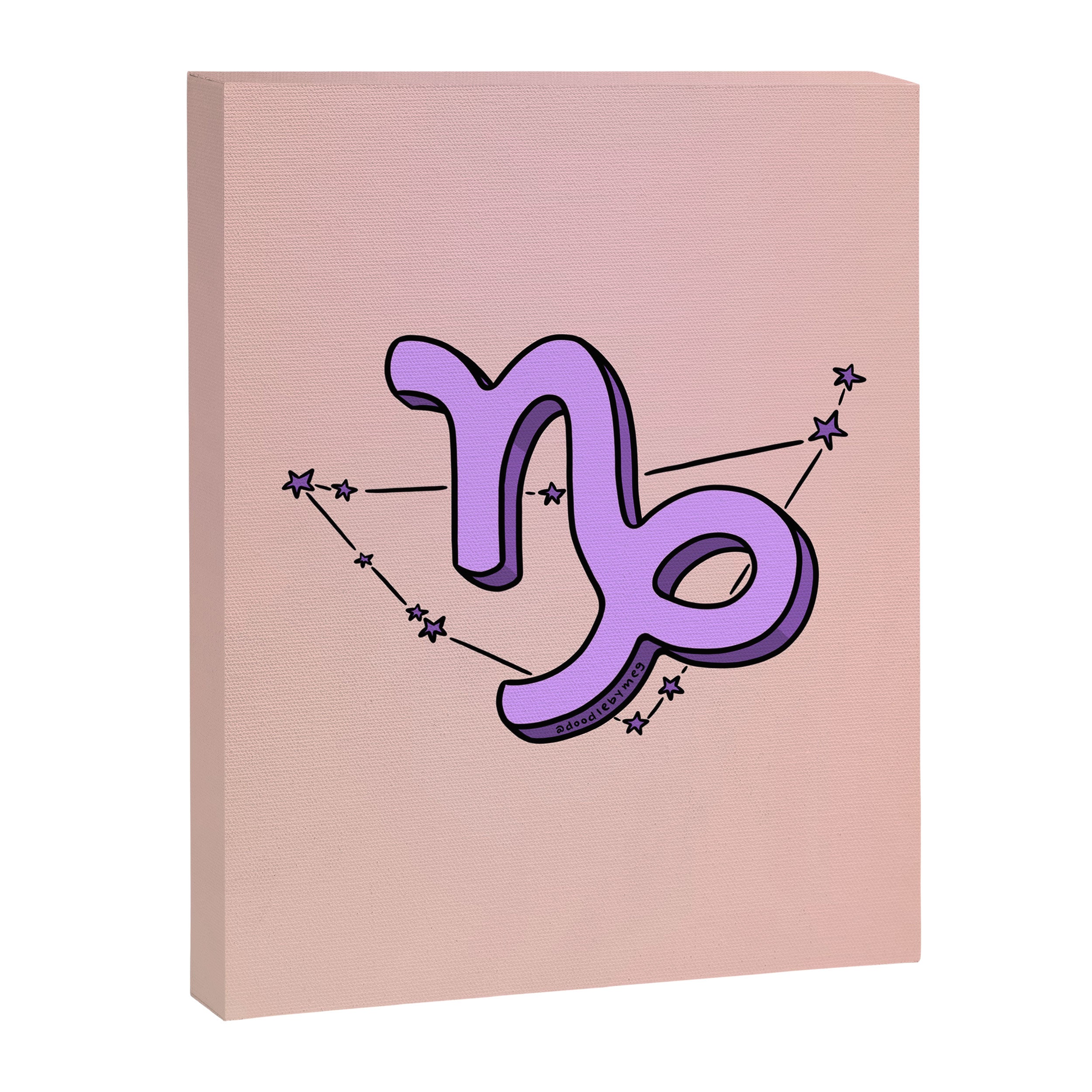 Capricorn Symbol Canvas Print Gallery Image 8