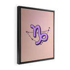 Capricorn Symbol Framed Canvas Print Gallery Image 2