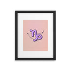 Capricorn Symbol Framed Art Print Gallery Image 6