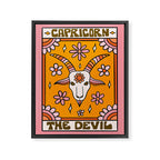 Capricorn Tarot Card Framed Canvas Print Gallery Image 8