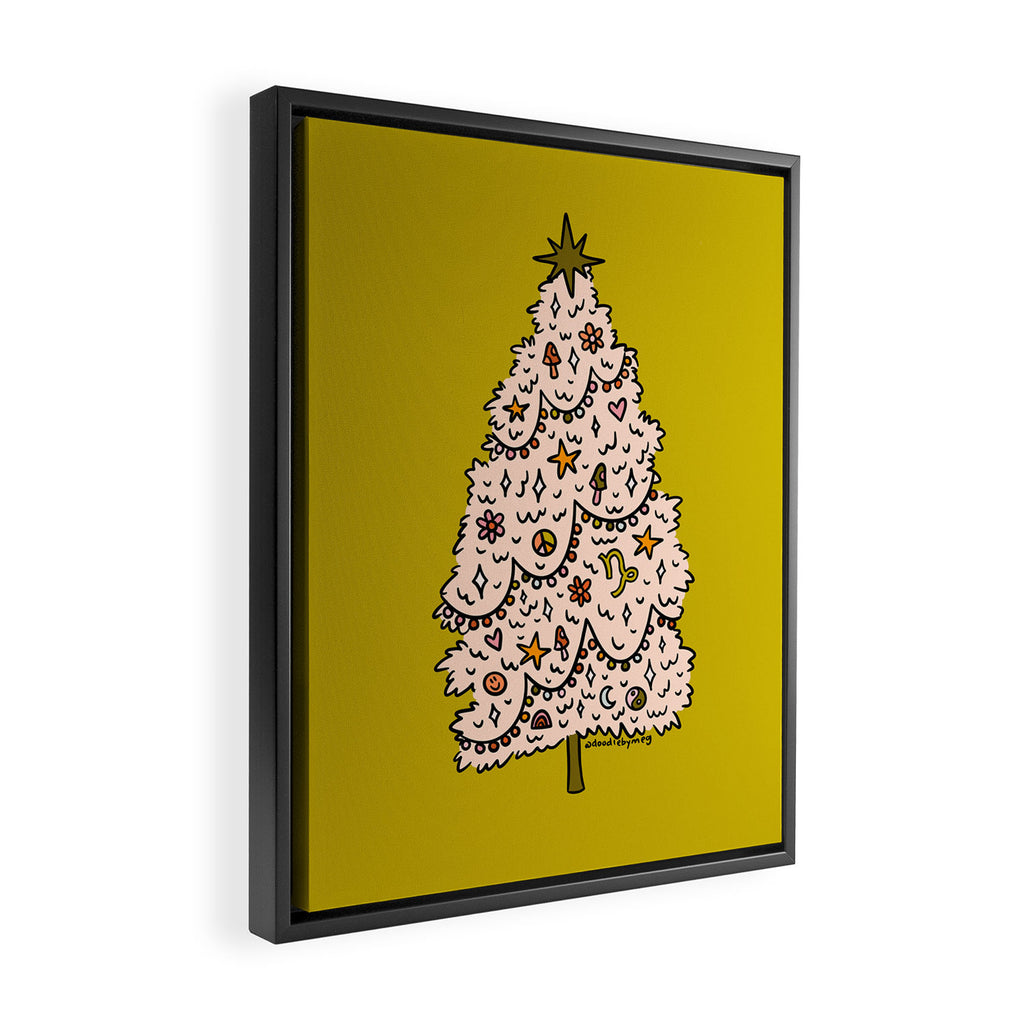 Capricorn Tree Framed Canvas Print Gallery Image 2