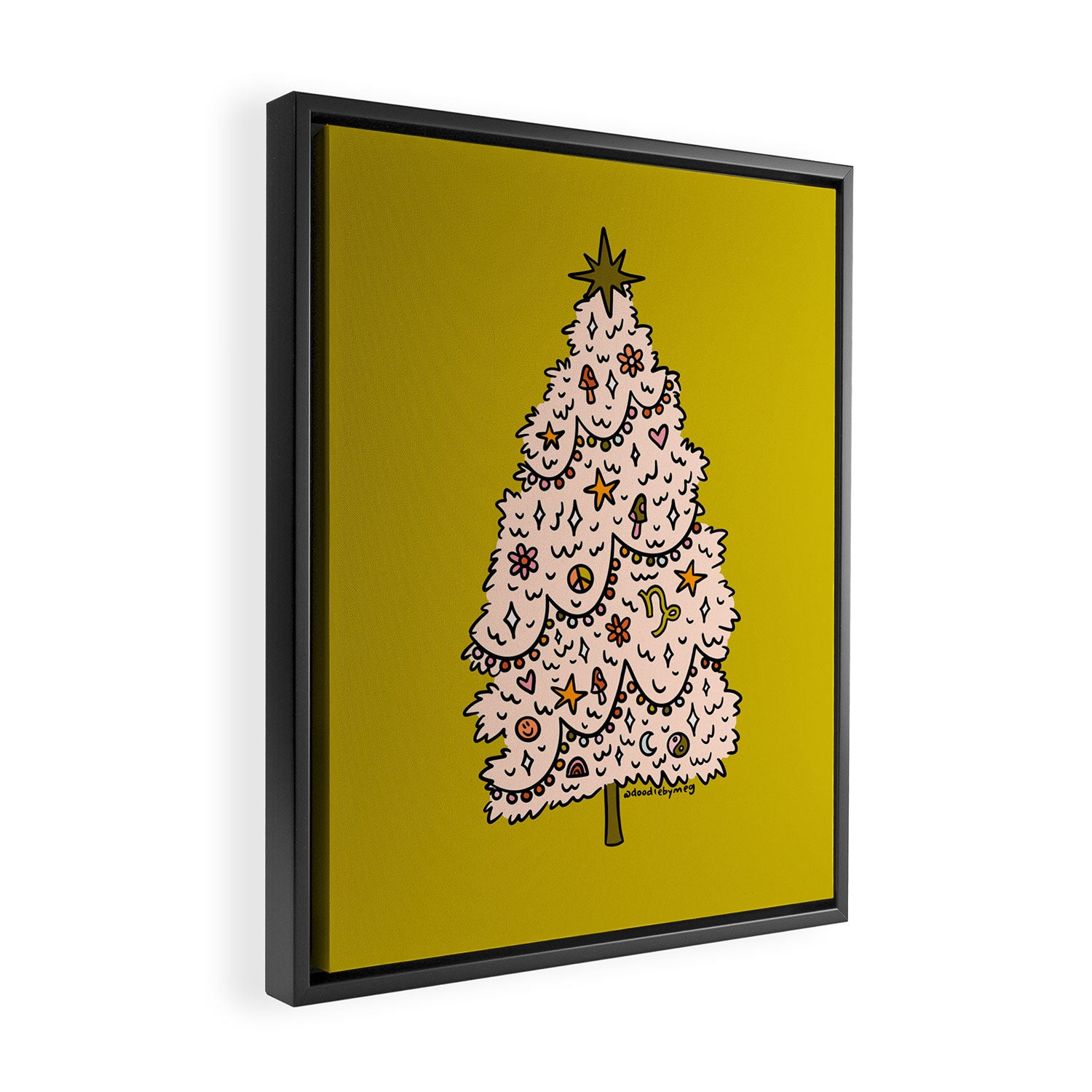 Capricorn Tree Framed Canvas Print Gallery Image 2