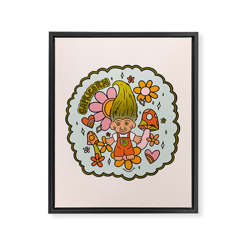 Capricorn Troll Framed Canvas Print Gallery Image 8