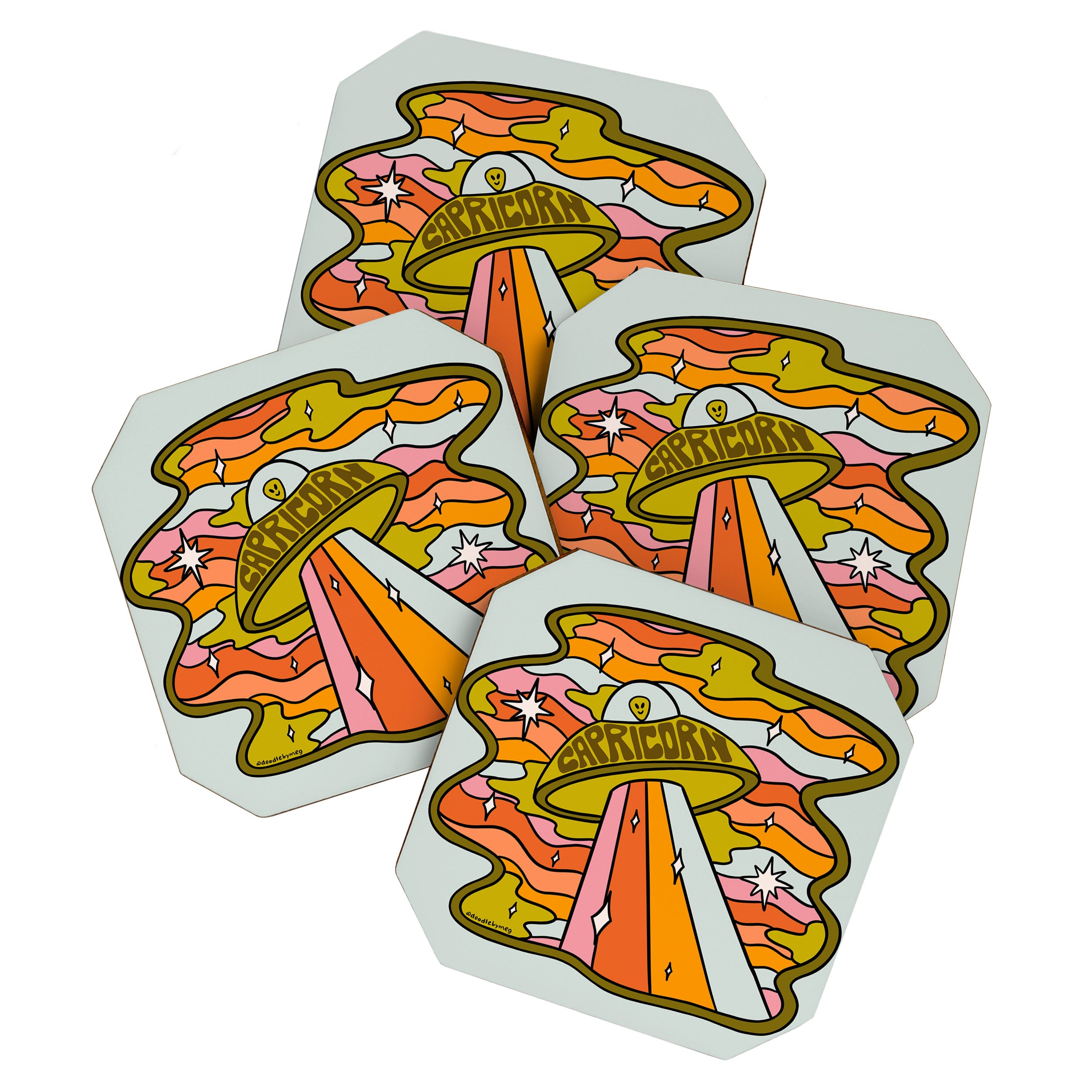 Capricorn UFO Coaster Gallery Image 1