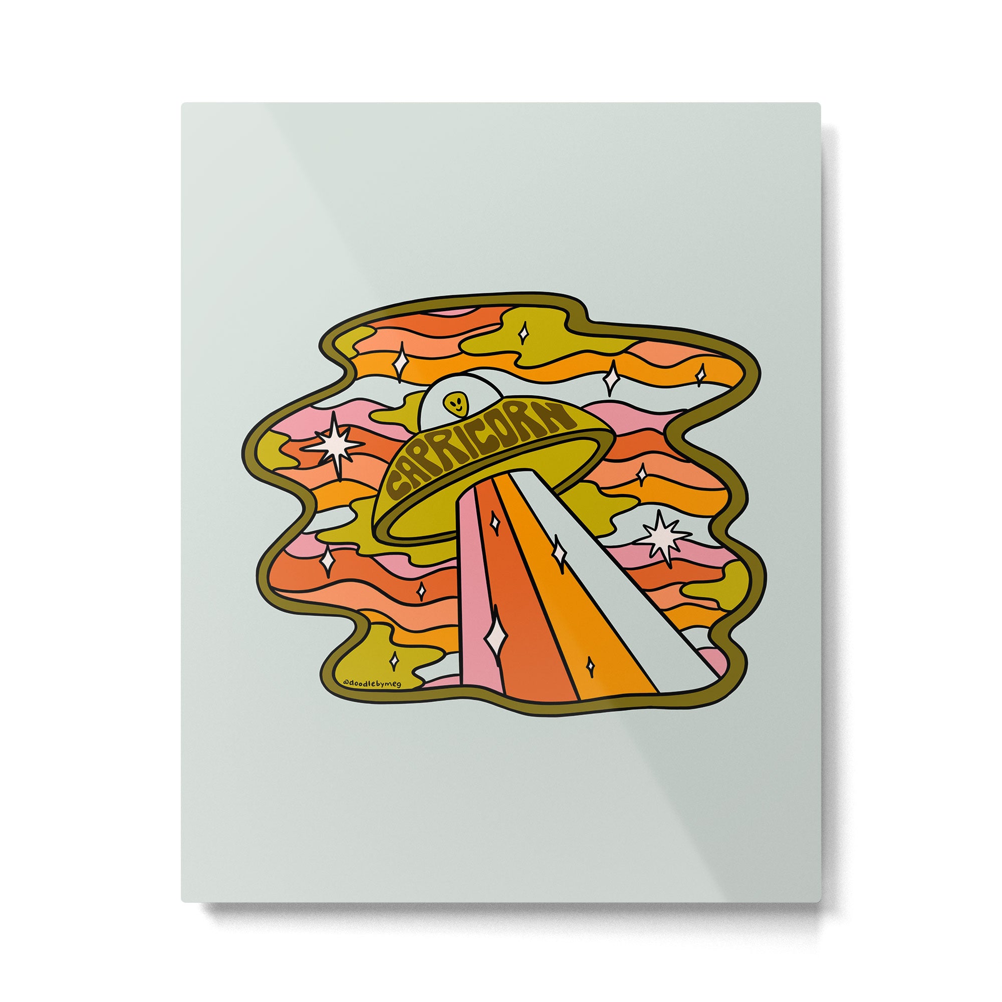Capricorn UFO Metal Print Gallery Image 6