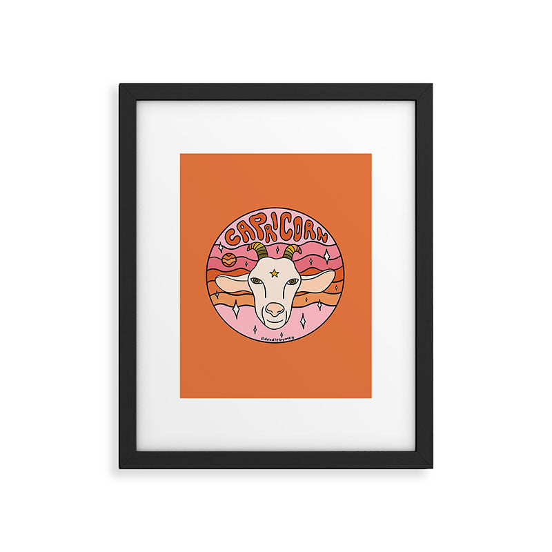 Capricorn Framed Art Print Gallery Image 6