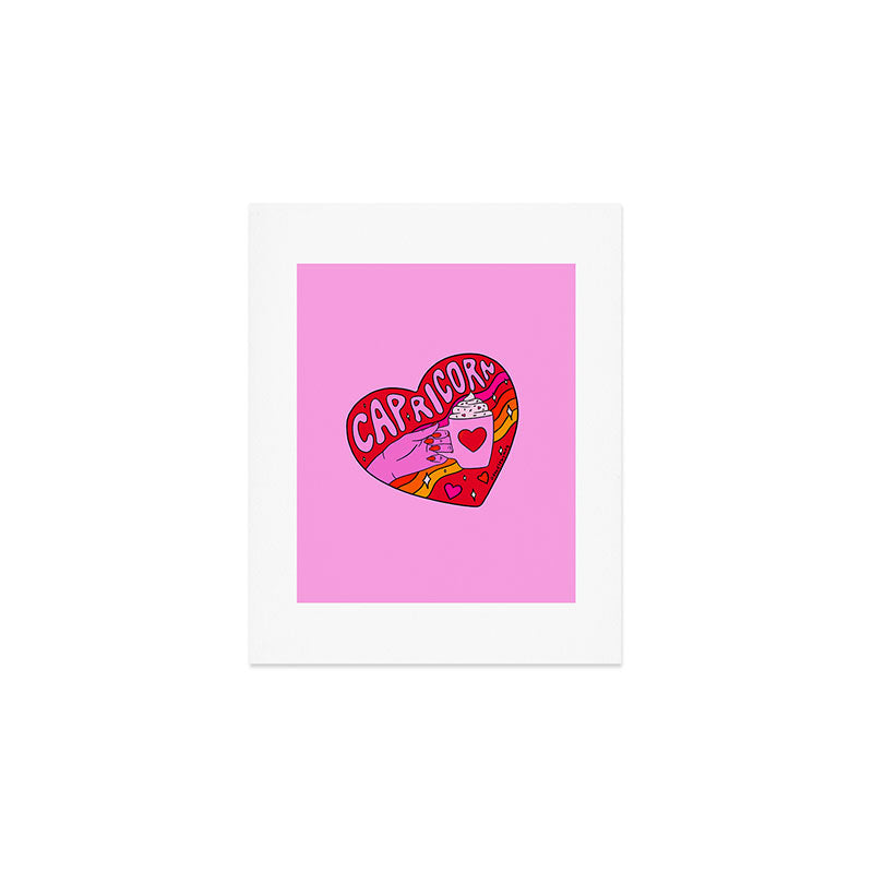 Capricorn Valentine Art Print Gallery Image 1