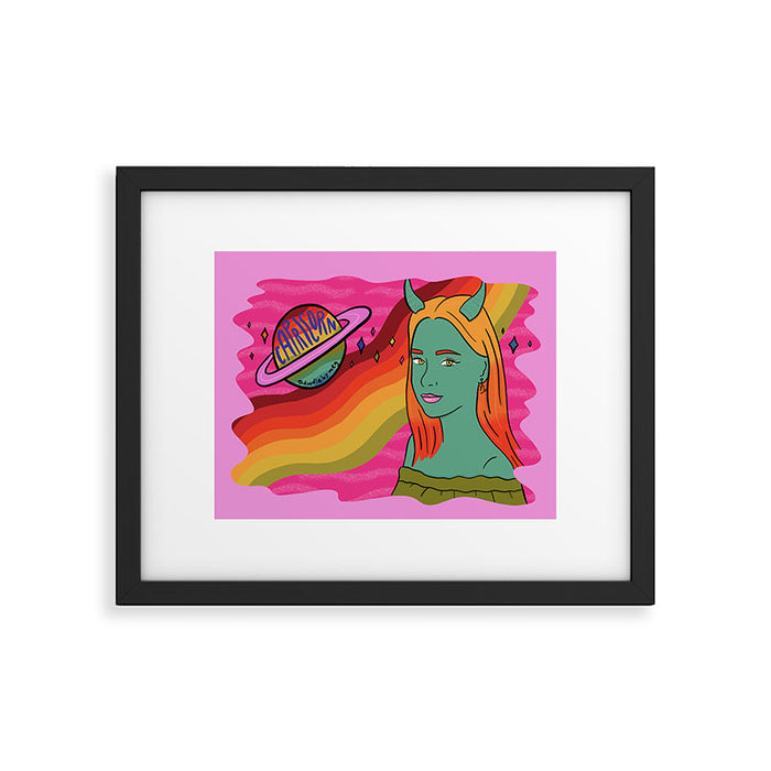 Capricorn Framed Art Print Gallery Image 1
