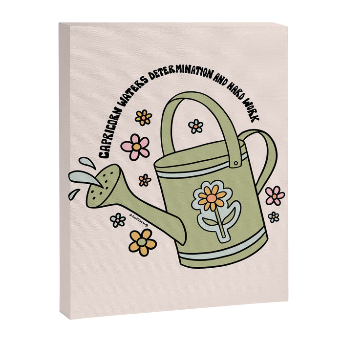 Capricorn Watering Can Canvas Print Gallery Image 1