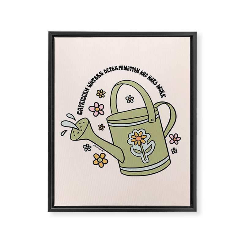 Capricorn Watering Can Framed Canvas Print Gallery Image 8