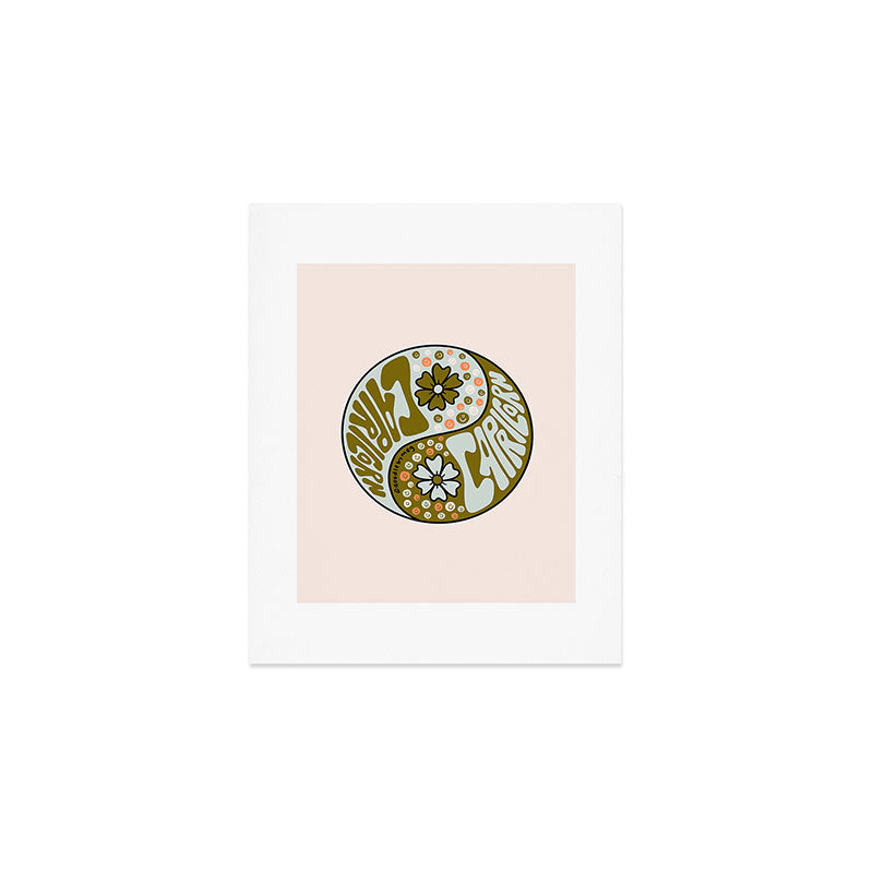 Capricorn Yin Yang Art Print Gallery Image 1