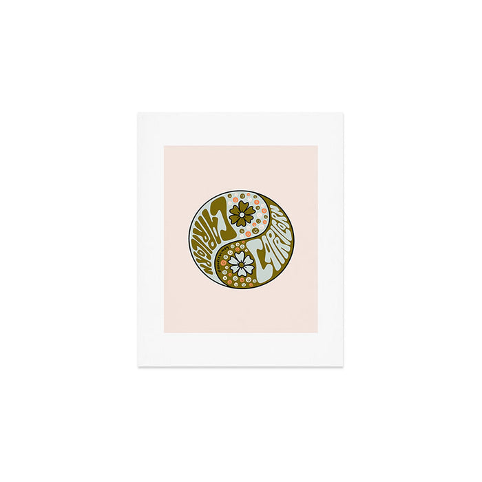 Capricorn Yin Yang Art Print Gallery Image 1