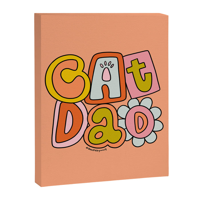Cat Dad Canvas Print Gallery Image 1