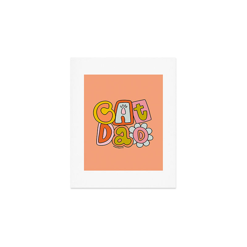 Cat Dad Art Print Gallery Image 1