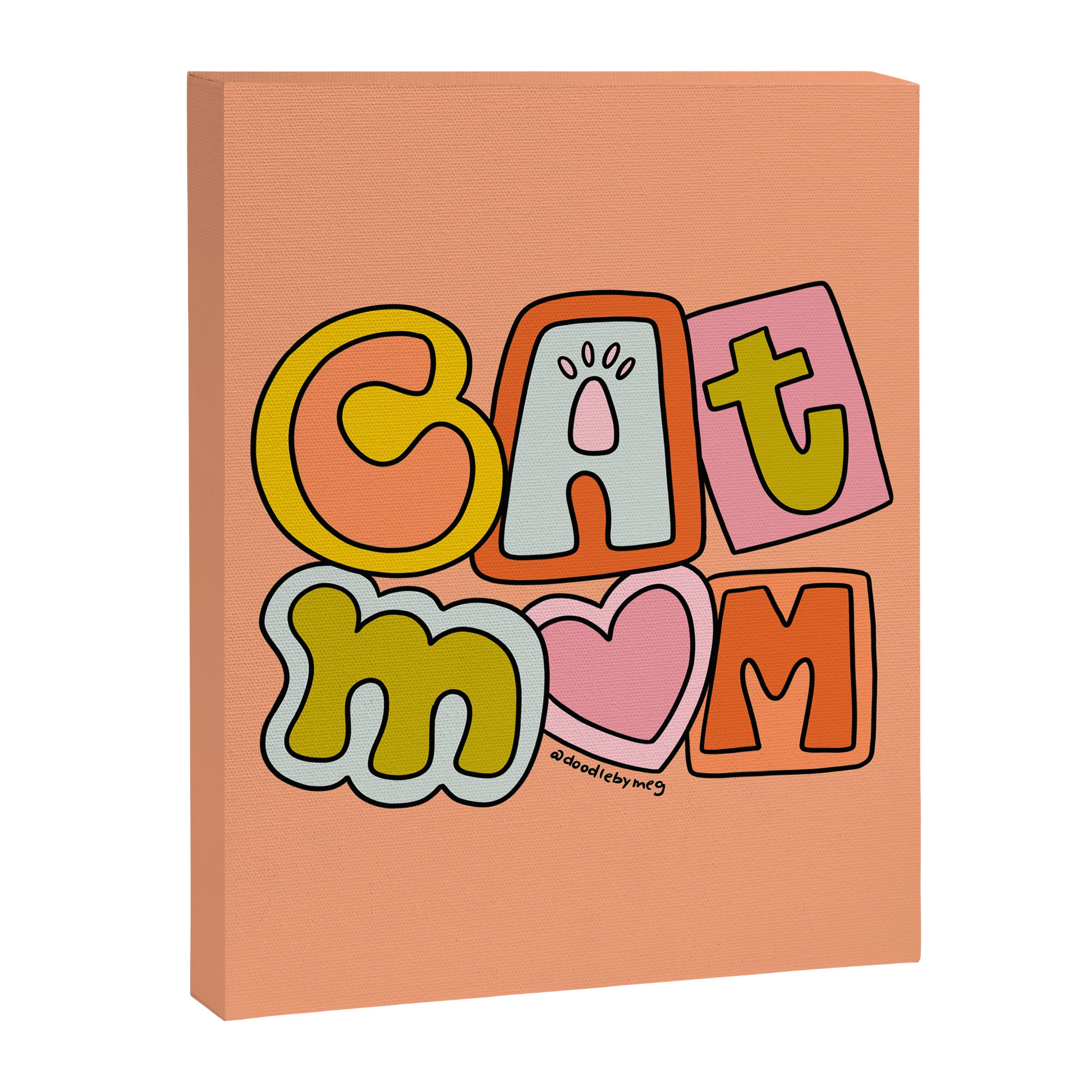Cat Mom Canvas Print Gallery Image 8