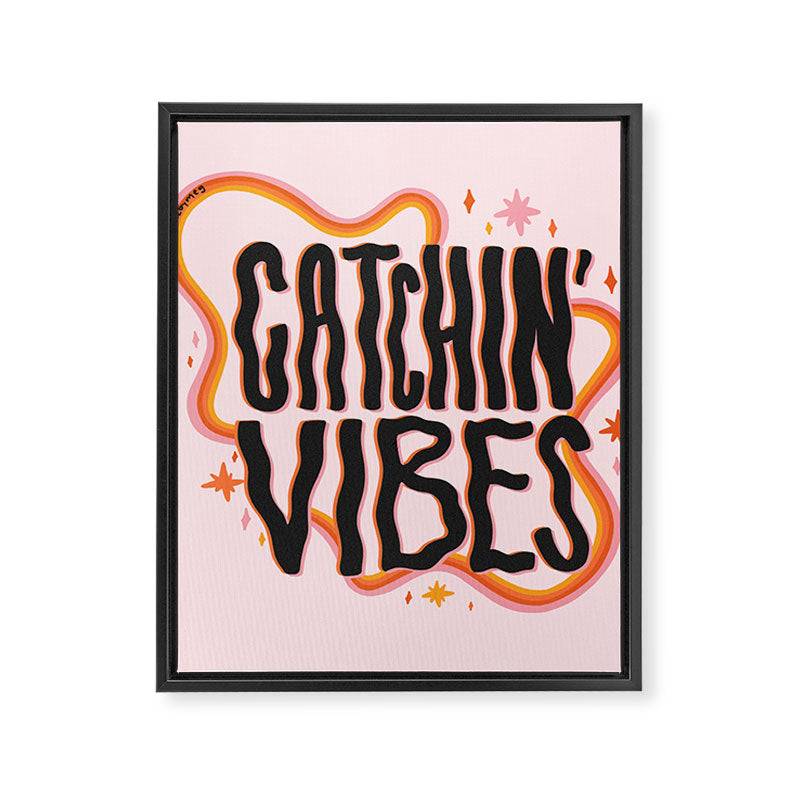 Catchin' Vibes Framed Canvas Print Gallery Image 8
