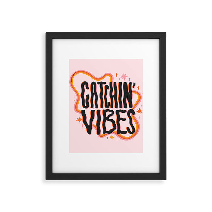 Catchin' Vibes Framed Art Print Gallery Image 1