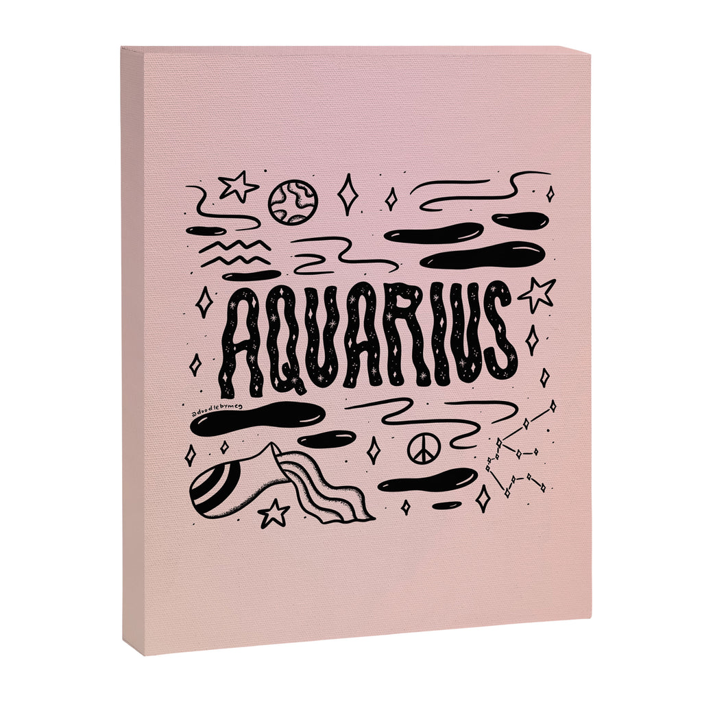 Celestial Aquarius Canvas Print Gallery Image 8