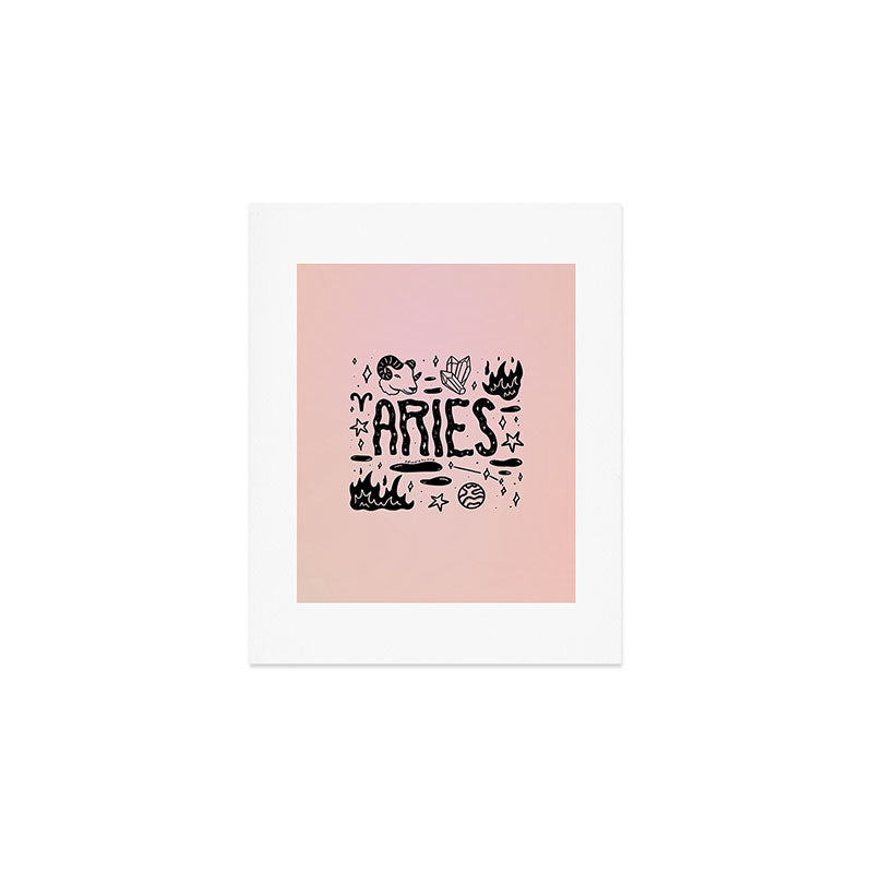 Celestial Aries Art Print Gallery Image 1