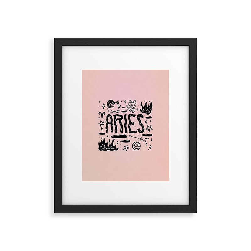 Celestial Aries Framed Art Print Gallery Image 6