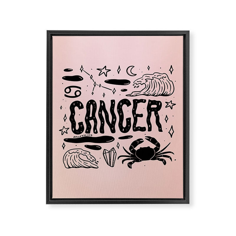 Celestial Cancer Framed Canvas Print Gallery Image 8