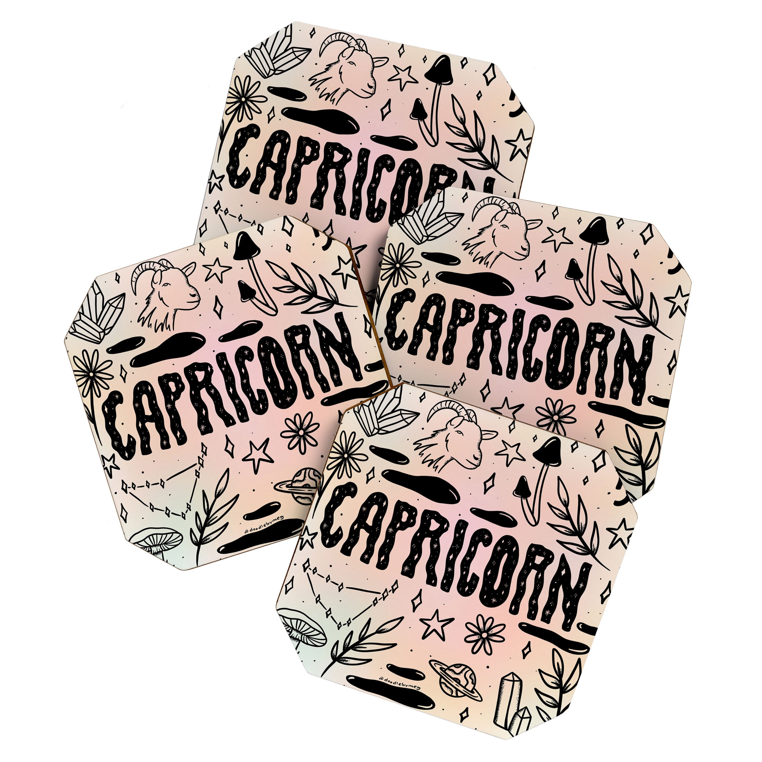 Celestial Capricorn Coaster Gallery Image 1