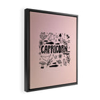 Celestial Capricorn Framed Canvas Print Gallery Image 2