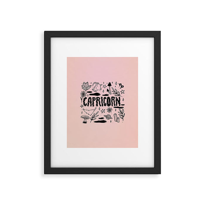 Celestial Capricorn Framed Art Print Gallery Image 1