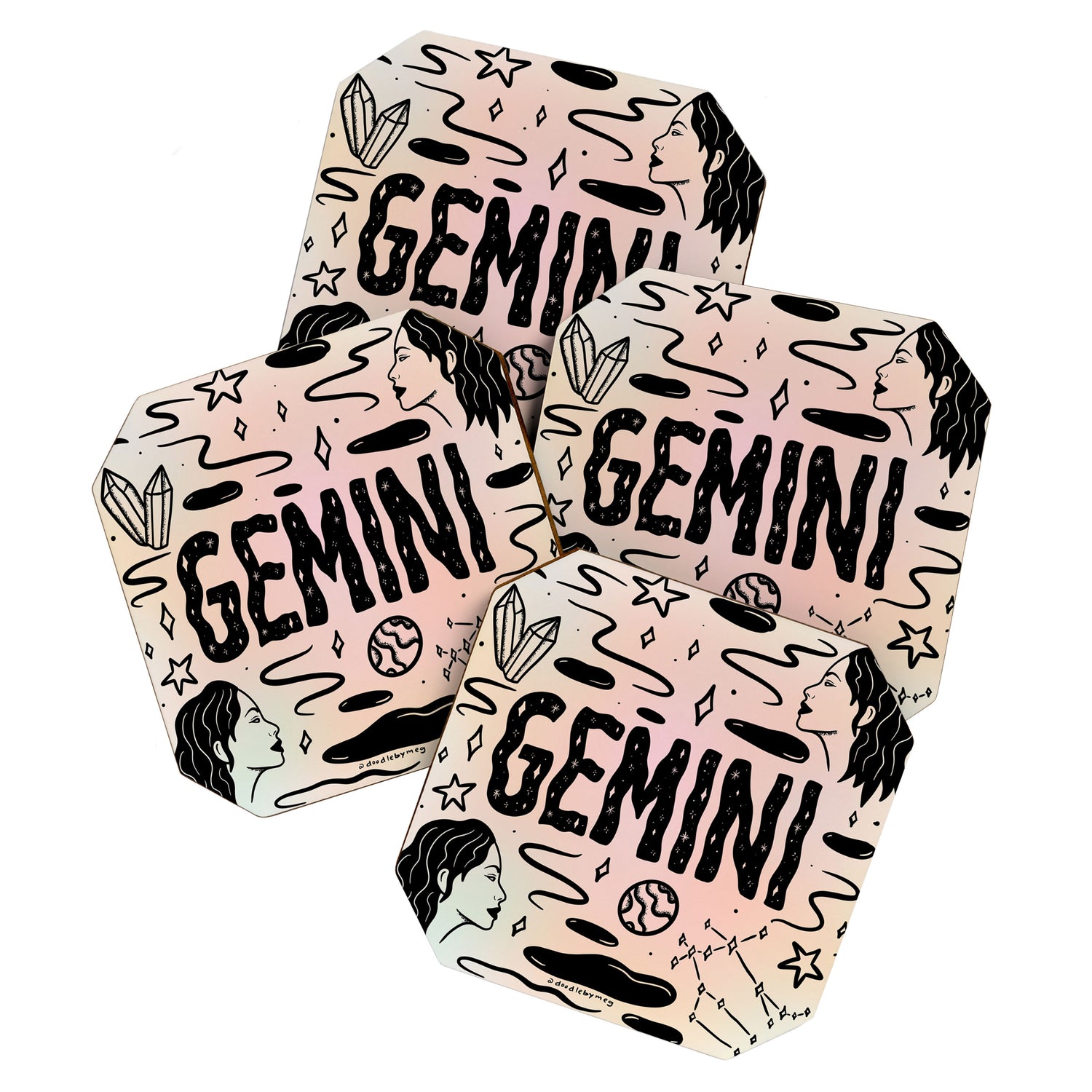 Celestial Gemini Coaster Gallery Image 1