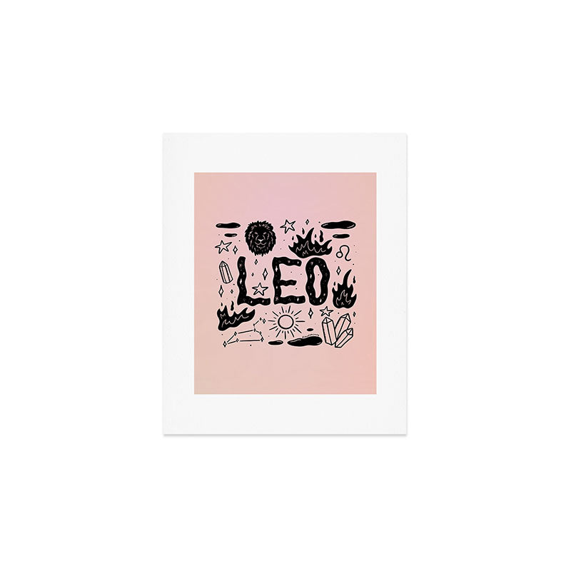 Celestial Leo Art Print Gallery Image 1