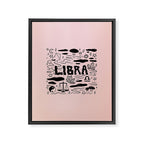 Celestial Libra Framed Canvas Print Gallery Image 8