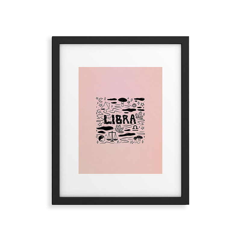 Celestial Libra Framed Art Print Gallery Image 6