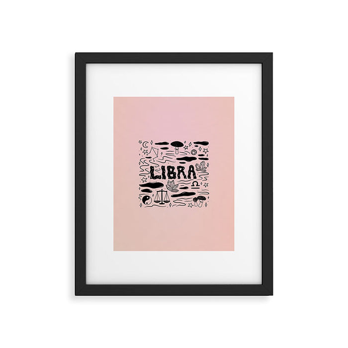 Celestial Libra Framed Art Print Gallery Image 1