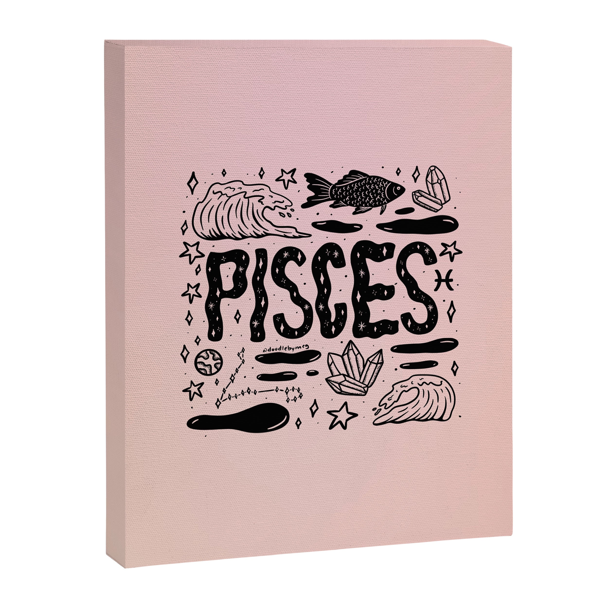 Celestial Pisces Canvas Print Gallery Image 8