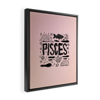 Celestial Pisces Framed Canvas Print Gallery Image 2