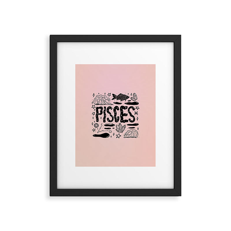 Celestial Pisces Framed Art Print Gallery Image 6