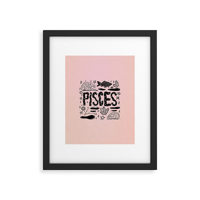 Celestial Pisces Framed Art Print Gallery Image 1