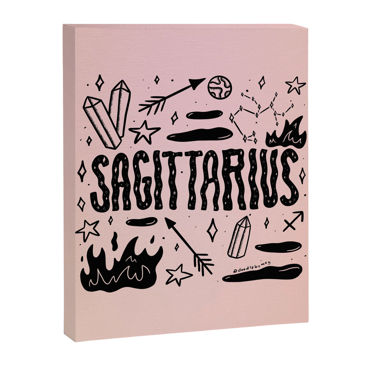 Celestial Sagittarius Canvas Print Gallery Image 8